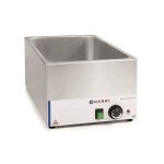 Bain de marie hendi - hauteur 250mm - gris - kitchen line - gn 1 / 1 - acier inoxydable