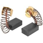 Balai de charbon moteur sourcing map 15mm x 10mm x 6mm carbone brosse moteur lectrique 2pcs