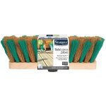 Balai coco zbr sols extrieurs + douille - starwax - pour jardin et surfaces intrieures