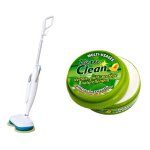 Balai electrique et nettoyant universel - balai vapeur automatique - double t�te rotative 6 - nettoyant ...