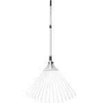 Balai  gazon extensible - spear & jackson - manche tlescopique en aluminium - blanc - garantie 2 ans ...