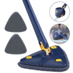 Balai de nettoyage triangulaire rglable rotatif  360 serpillre triangulaire auto - essorante pour ...