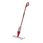 Balai pulvrisateur avec rservoir nettoyeur vapeur sparateur de poussire en microfibre coloris rouge ...