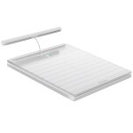 Balance connecte - withings - body scan - blanche - lectrocardiogramme - 180 kg - 50 g de graduation ...