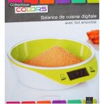 Balance de cuisine electronique avec bol amovible Balance de cuisine electronique avec bol amovible