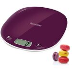 Balance de cuisine lectronique - terraillon - macaron prune - capacit 5 kg - design lgant