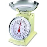 Balance de cuisine mécanique - terraillon - trad 500 crème - portée 5 kg - style rétro - bol 1 l Balance de cuisine mécanique - terraillon - trad 500 crème - portée 5 kg - style rétro - bol 1 l