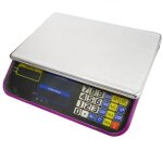 Balance de table industrielle prixprime - modèle violet - poids maximum 30 kg Balance de table industrielle prixprime - modèle violet - poids maximum 30 kg