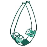 Balancelle face � face double pour portique bois rond