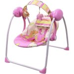 Bebe2luxe ava : balancelle bebe / transat bebe �lectrique jusqua 9kg bluetooh pour smartphone harnais ...