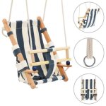 Balan�oire pour b�b� - mothinessto - naturel - coton + bois + corde pe - 35 x 30 x 57 cm