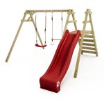 Balan�oire multifonction wickey smart dash avec toboggan 220 cm rouge anneaux et trap�ze ? 10 ans de ...