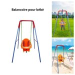 Balançoire avec portique pour enfants willonin® siège bébé avec dossier accoudoir et ceinture sécurité ... Balançoire avec portique pour enfants willonin® siège bébé avec dossier accoudoir et ceinture sécurité ...