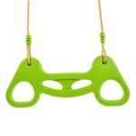 Balan�oire trap�ze anneaux pour portique en plastique h190 - 250cm