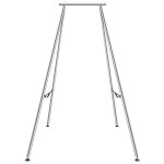 Balanoire yoga inversion - vevor - 295cm de hauteur charge maximale 250kgmatriau q195 chrom pour fitness ...