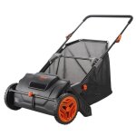 Balayeuse  gazon - vevor - balayeuse gazon balai ramasseur sac collecte herbe 535 cm 99 l