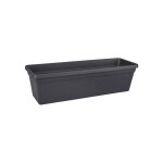 Balconnire green basics 50 - elho - extrieur & balcon - plastique recycl - vivre noir