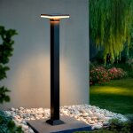 Balise extérieure led en saillie sur pied lyra 12w 80cm 3000k blanc chaud Balise extérieure led en saillie sur pied lyra 12w 80cm 3000k blanc chaud