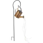 Balise solaire led dcorative  planter - lumisky - arrosy - h78 cm - forme darrosoir