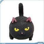 Balle anti - stress - vgeby - chat mignon - tpr - blanc noir - jouet sensoriel pour enfants