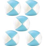 Balles de jonglage - playtastic - lot de 5 - molles et remplies de granulats - pour d�butants et confirm�s ...