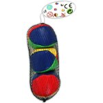 Balles  jongler - smiffys - assorties 6. 3 cm - pour enfants