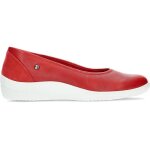 Ballerines confortables arcopedico 6695 en cuir rouge pour femme