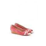 Ballerine - damart - ballerines bout ouvert - vieux rose Ballerine - damart - ballerines bout ouvert - vieux rose