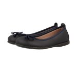 Gioseppo voltaire ? ballerines enfant cuir bleu marine n?ud semelle antibact�rienne lavables