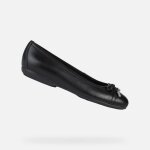 Ballerine geox d annytah d - nappa - femme - noir - cuir - confort exceptionnel