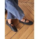 La modeuse - ballerines - ballerines en simili avec strass incrustes. dotes dune bride rglable  boucle ...