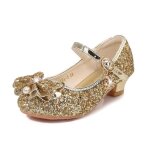 Ballerines  talon enfant fille chaussures de princesse pour dguisement soire crmonie mariage