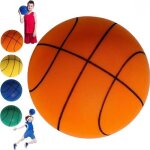Ballon de basket - ball silencieux - findpitaya - 24cm - mousse haute densit� - orange