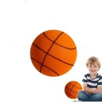 Ballon de basket - silent - entra�nement int�rieur - silencieux - flexible - orange