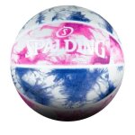 Ballon de basket tie dye sz6 rubber basketball - spalding