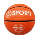 Ballon de basket sporti caoutchouc t7 taille 7