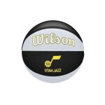Ballon de basket - wilson - nba team tribute utah jazz - unisexe - noir - cuir mixte