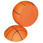 Ballon de basketball en pu - foam enfant tanga sports - orange - 20 cm