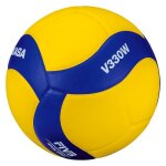Ballon de compétition mikasa v330w - bleu / jaune - taille 5 Ballon de compétition mikasa v330w - bleu / jaune - taille 5