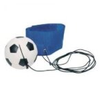 Ballon de foot avec bracelet - goki - mixte - blanc et noir - l: 130m �: 63cm