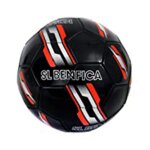 Ballon de football - benfica - taille 5 - cuir synthétique - noir - mixte Ballon de football - benfica - taille 5 - cuir synthétique - noir - mixte