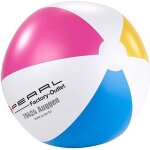 Ballon gonflable pour piscine / plage - pearl - multicolore - enfant -  33 cm