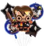 Ballon - harry potter - 5pcs - aluminium - h�lium - d�coration de f�te - anniversaire