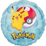 Ballon hlium - pokmon - rond - multicolore - 43 cm - idal anniversaire