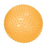 Ballon de motricit xxl - ludi - jaune - pour enfant de 2 ans et plus - texture  picots tendres