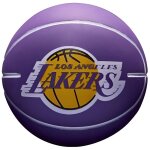 Ballon - nba - dribbler - los angeles lakers - violet - taille 3 - adulte
