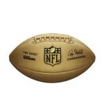 Ballon de football am�ricain - wilson - duke metallic edition - dor� / noir - taille unique - haute performanc ...