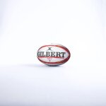 Ballon de rugby - biarritz - replica - gilbert - taille 5