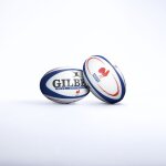 Ballon de rugby rplique france - gilbert - lot de 5