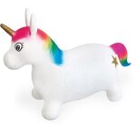 Ballon sauteur licorne mondo - pvc - longueur 65cm - pour enfants d�s 18 mois